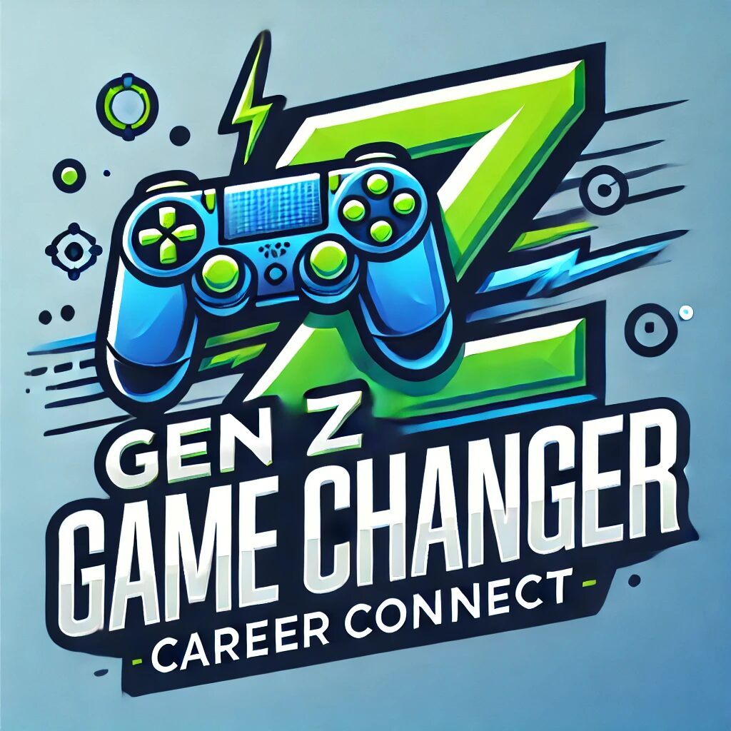A logo for gen z game changer career connect.